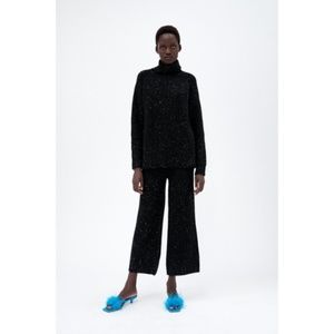 ZARA Speckled Wool/Alpaca Knit Set
